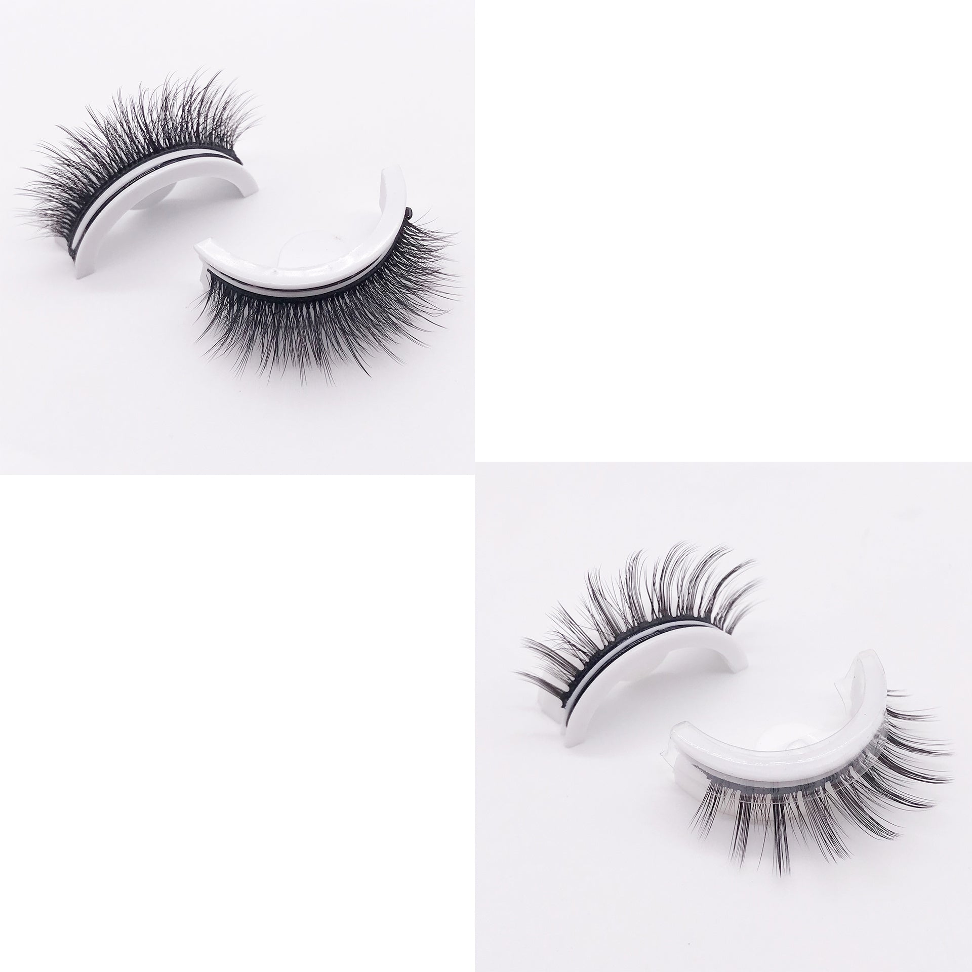 Reusable 3D Mink Lashes Natural False Eyelashes Self Adhesive Fake Glue Free Makeup Eyelash Extension Silk Reusable 3D Mink Lashes Natural False Eyelashes Self Adhesive Fake Glue Free Makeup Eyelash Extension Silk